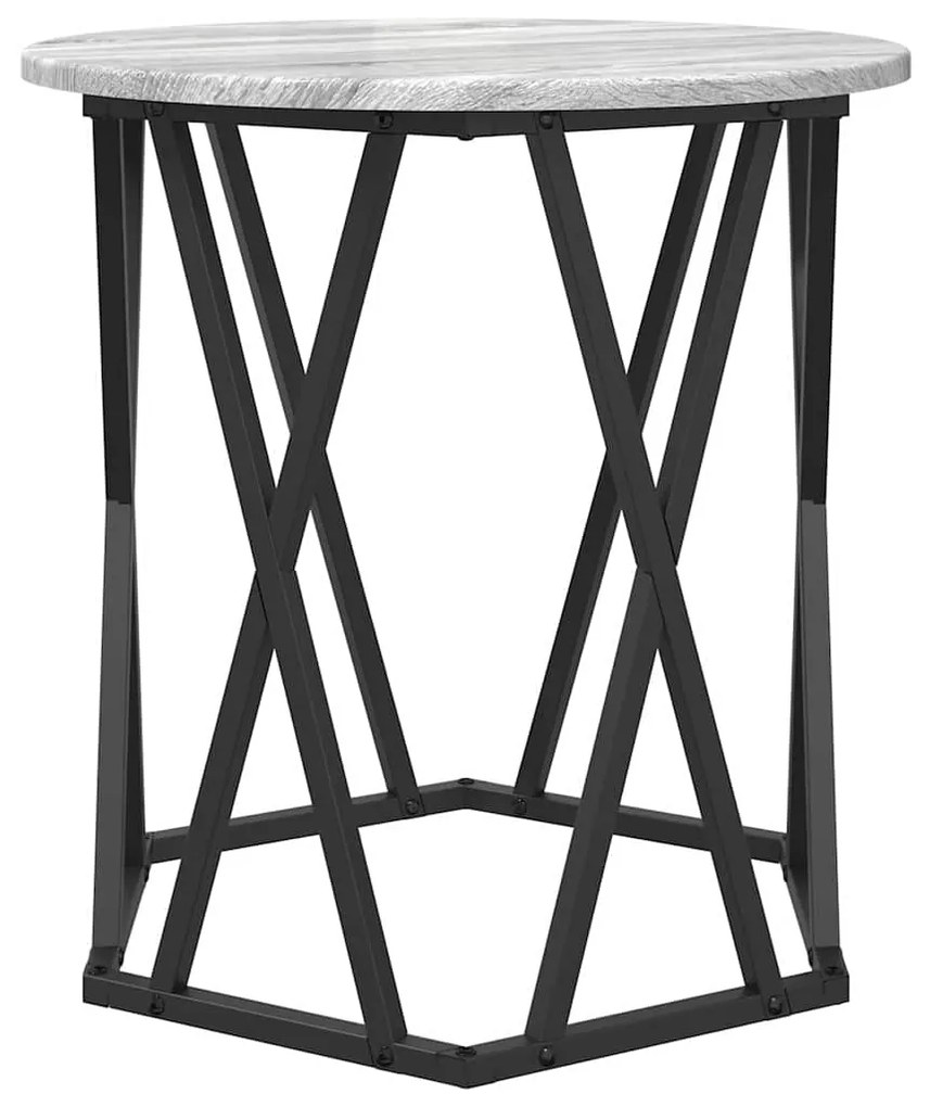 Mesas de Apoio vidaXL 2 pcs Cinza Sonoma Madeira Engenharia