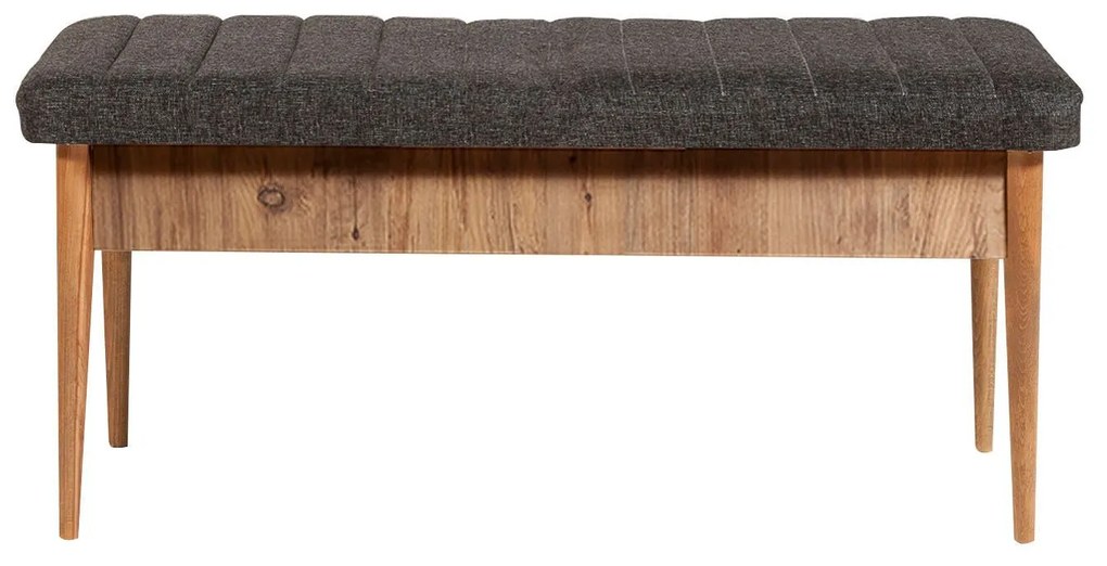 Conjunto de Mesa de Jantar Extensível Vina – Pinho Atlântico Antracite
