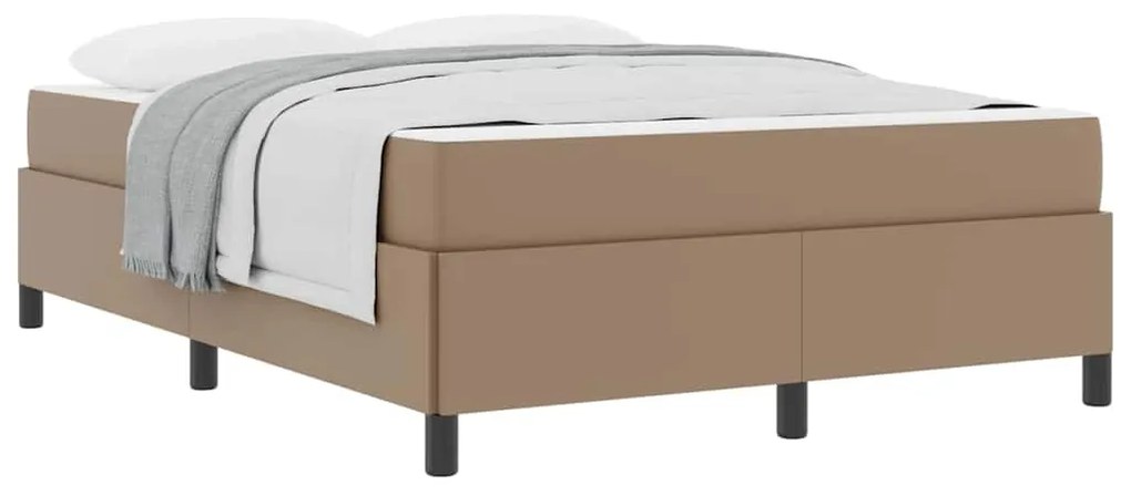 Estrutura de cama com colchão Cappuccino 140 x 190 cm
