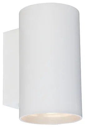 LED Candeeiro de parede inteligente redondo branco com 2 GU10 WiFi - Sandy Design,Moderno