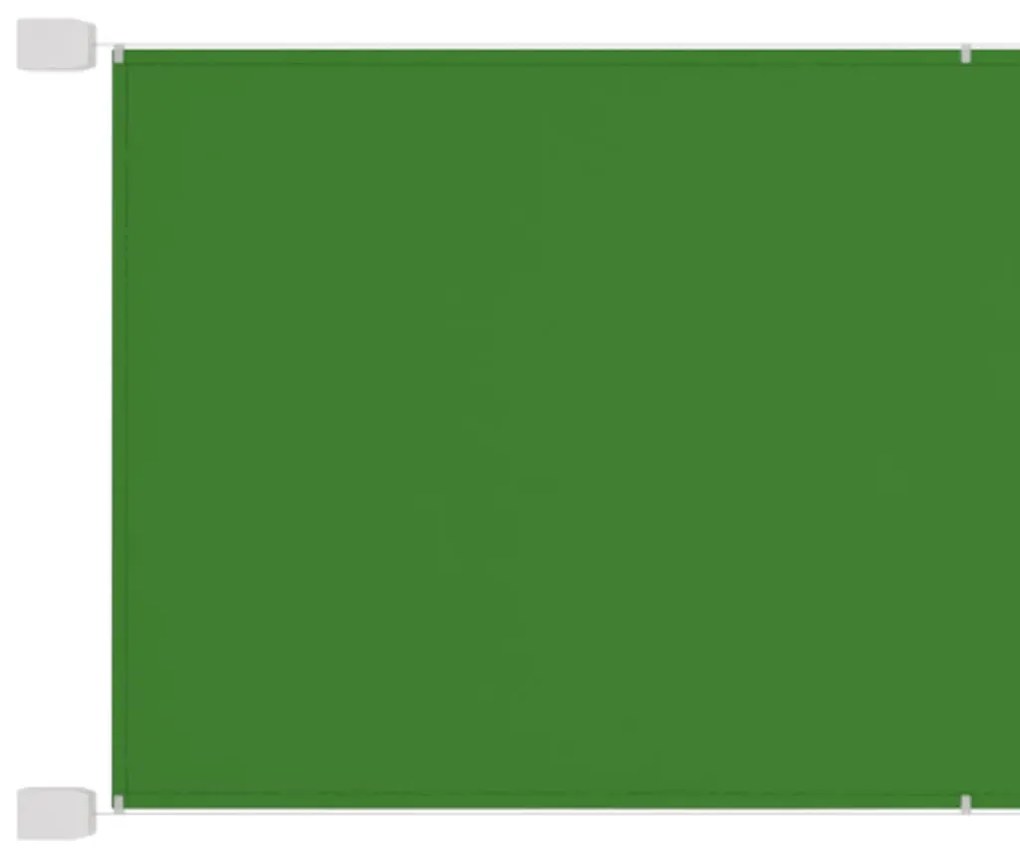 148318 vidaXL Toldo vertical 180x270 cm tecido oxford verde-claro