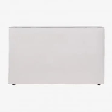 Cabeceira Em Tecido Chenille Lunari Chenille Branco Pérola & 180 Cm - Sklum