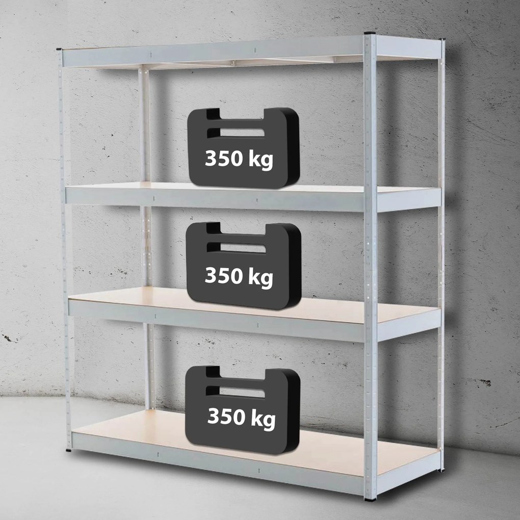 Estante para cargas pesadas 160 x 60 x 180 Branco
