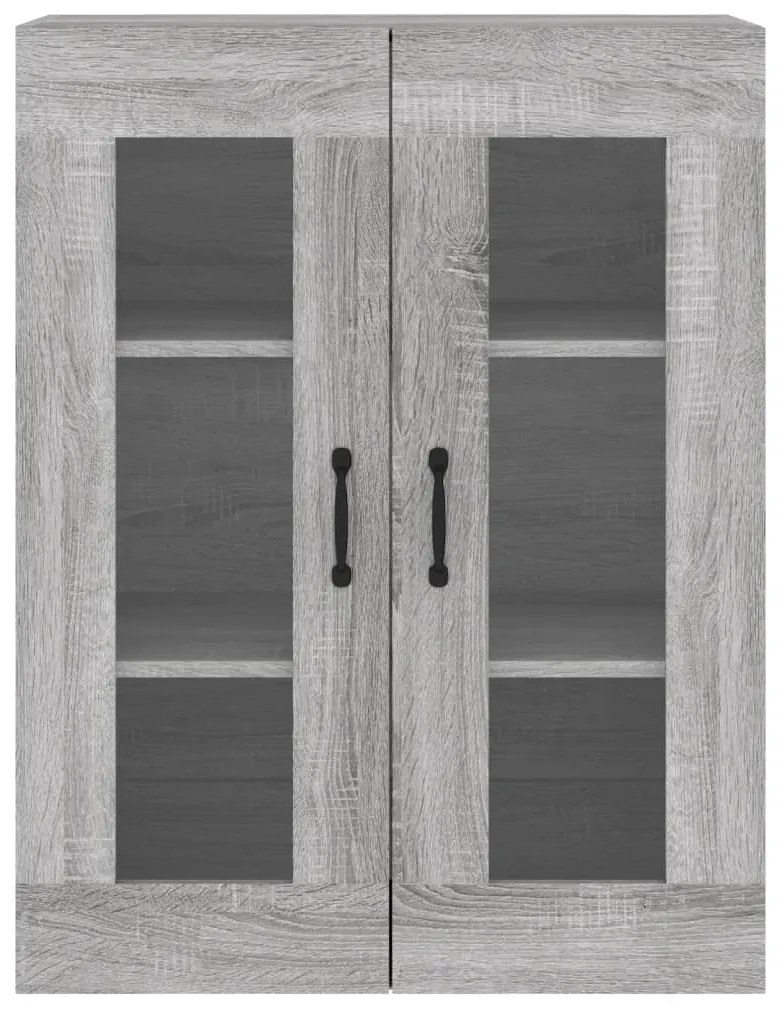 Móveis de parede 2 pcs derivados de madeira cinzento sonoma