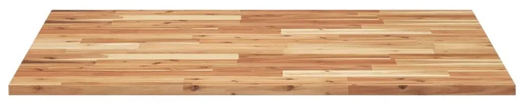 Tampo de secretária 100x80x2 cm acácia maciça acabamento a óleo