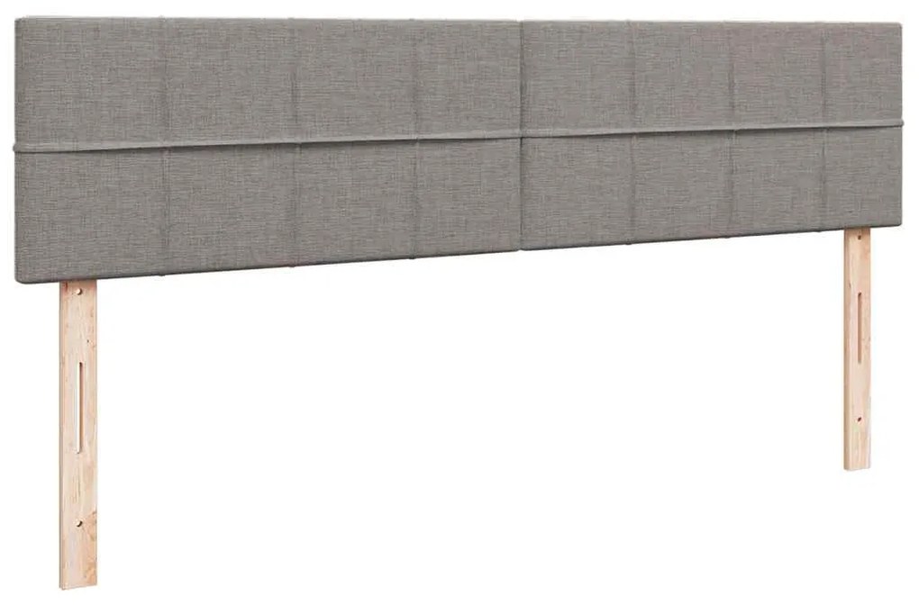 Estrutura de cama otomana com colchão tecido cinzento 160x200cm