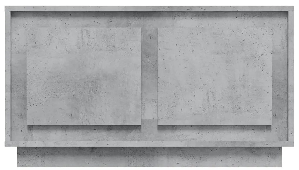 Móvel de TV 80x35x45 cm derivados de madeira cinzento cimento