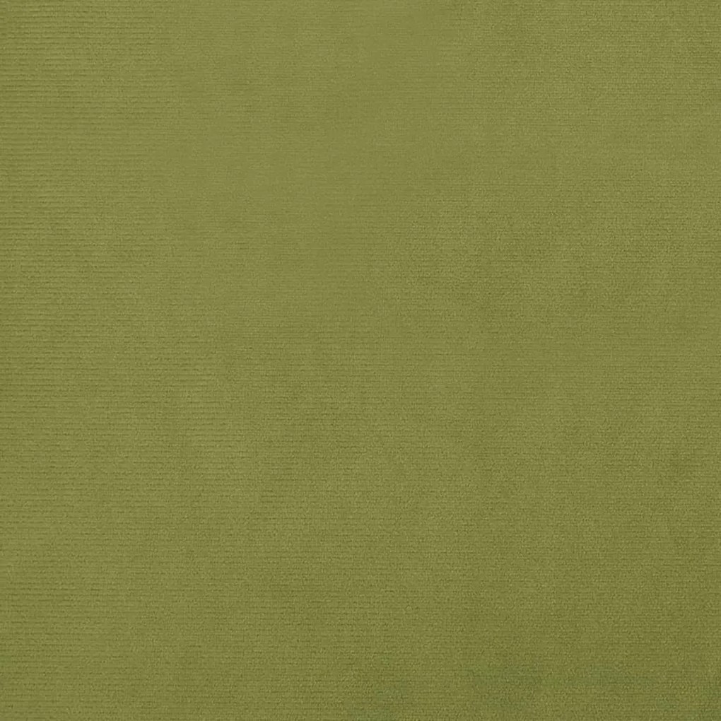 Apoio de pés 45x29,5x35 cm veludo verde-claro