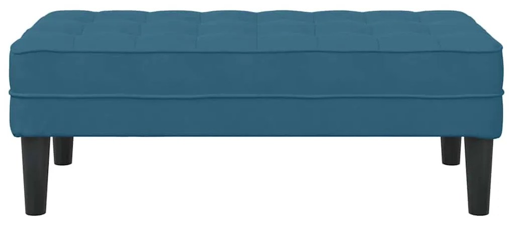 Banco Azul 113x57x39 cm Veludo