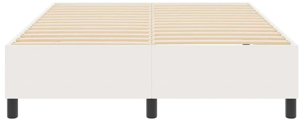 Cama Box Spring vidaXL Creme 140x200 cm em Tecido Cotelê