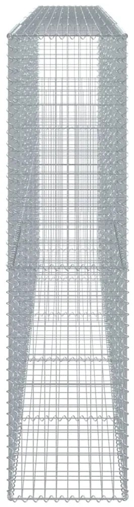 Cesto gabião com cobertura 500x50x200 cm ferro galvanizado