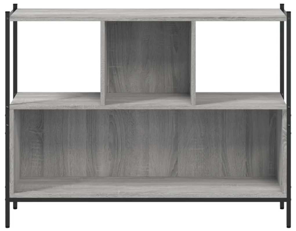 Estante 102x28x77,5 cm derivados de madeira cinzento sonoma