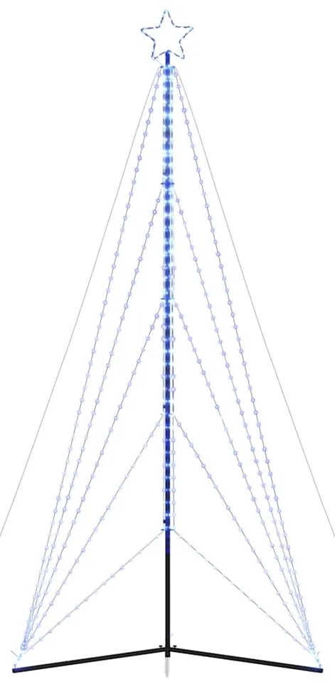 LED Árvore de Natal 615 LEDs Azul 404,5 cm