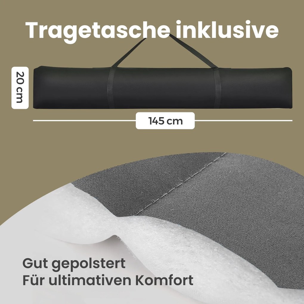 Cama Rede decanso Jardim com armação metálica para rede, capacidade de carga até 200 kg Cinzento