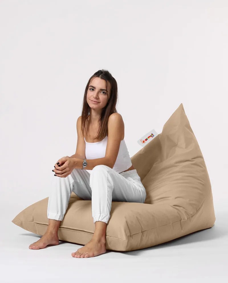 Pufe de Jardim Pyramid Big Bed – Vison – 145x35x90 cm | Tribo Home