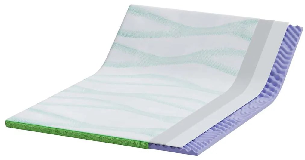 Protetores de Colchão Outros Branco e Verde 160 x 200 cm