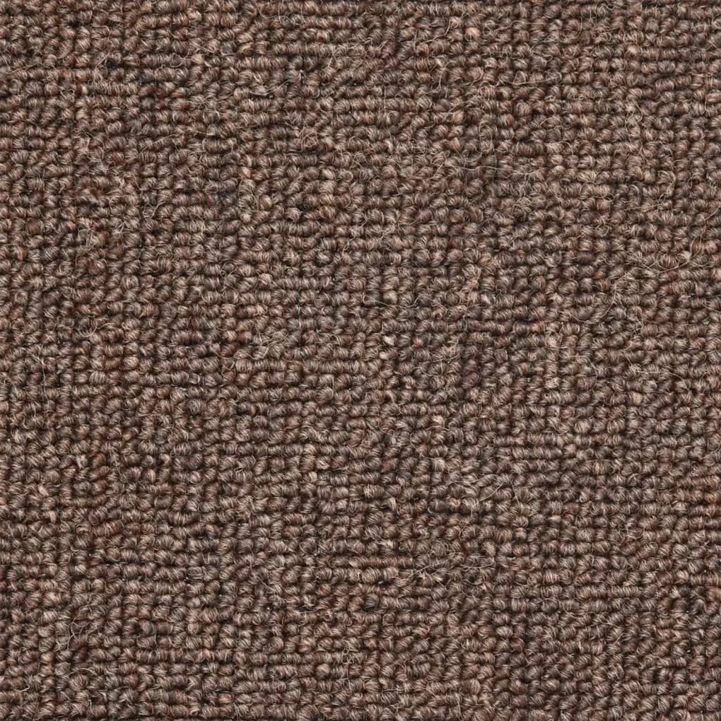 Tapetes de escadas 10 pcs 56x17x3 cm castanho café