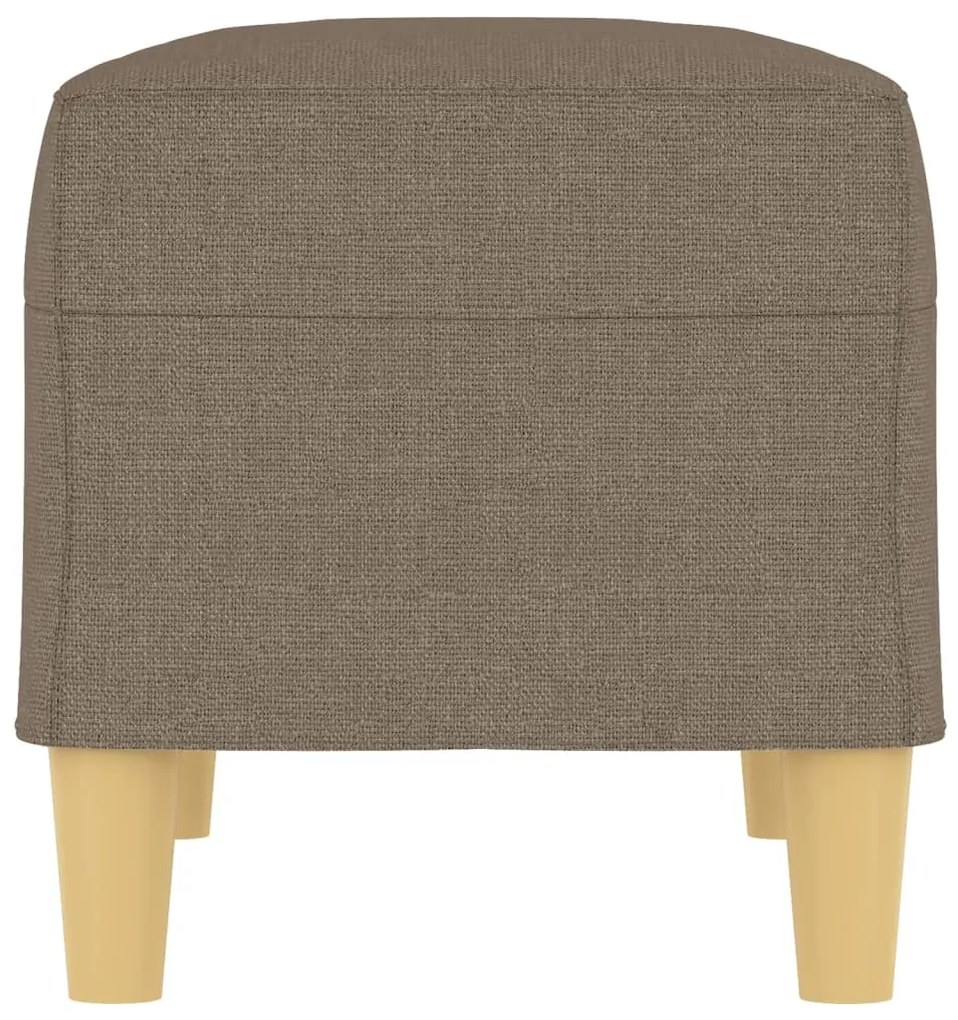 Banco 70x35x41 cm tecido cinza-acastanhado