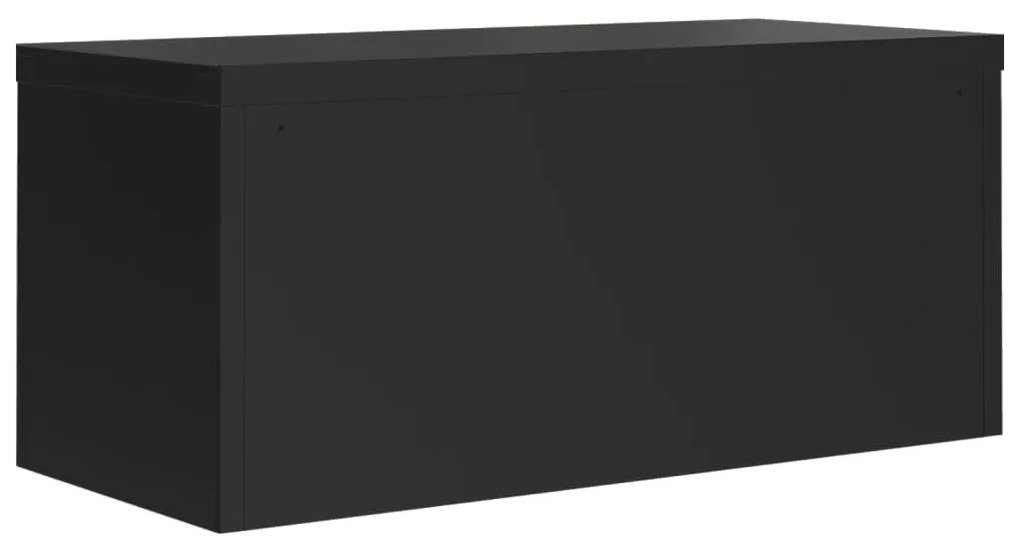 Arquivador 90x40x130 cm aço preto