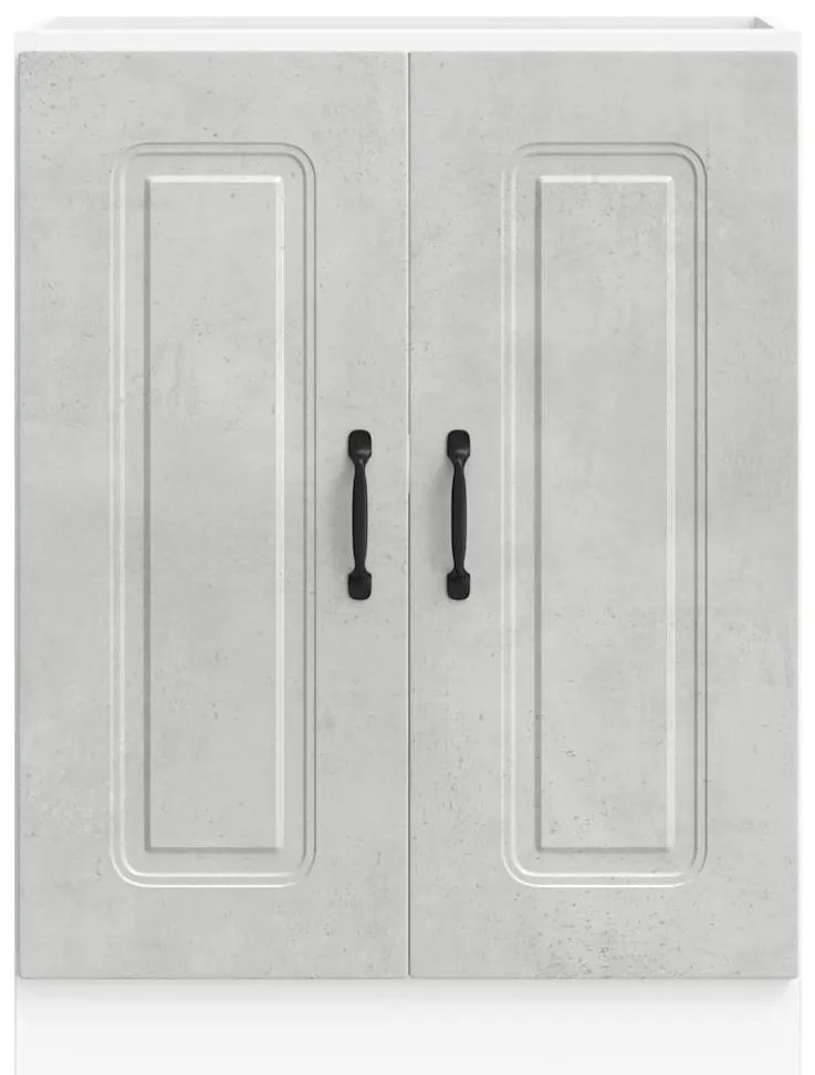 Armário baixo lavatório Kalmar 60x46x81,5 cm cinzento betão