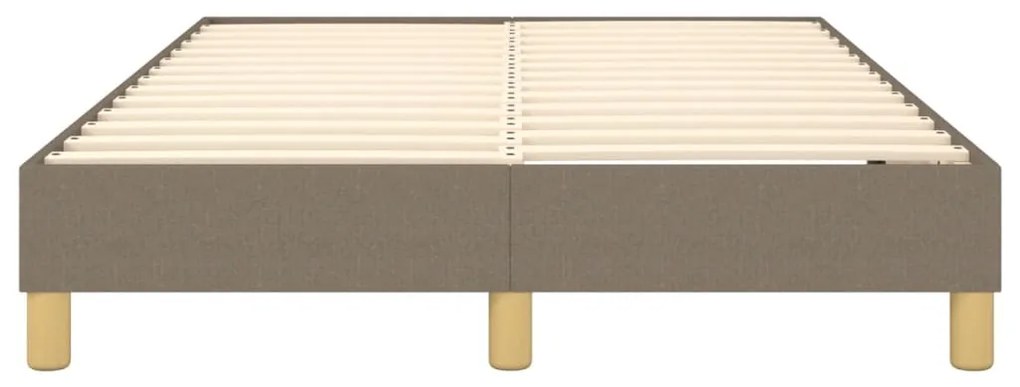 Estrutura cama sem colchão 120x200 cm tecido cinza-acastanhado