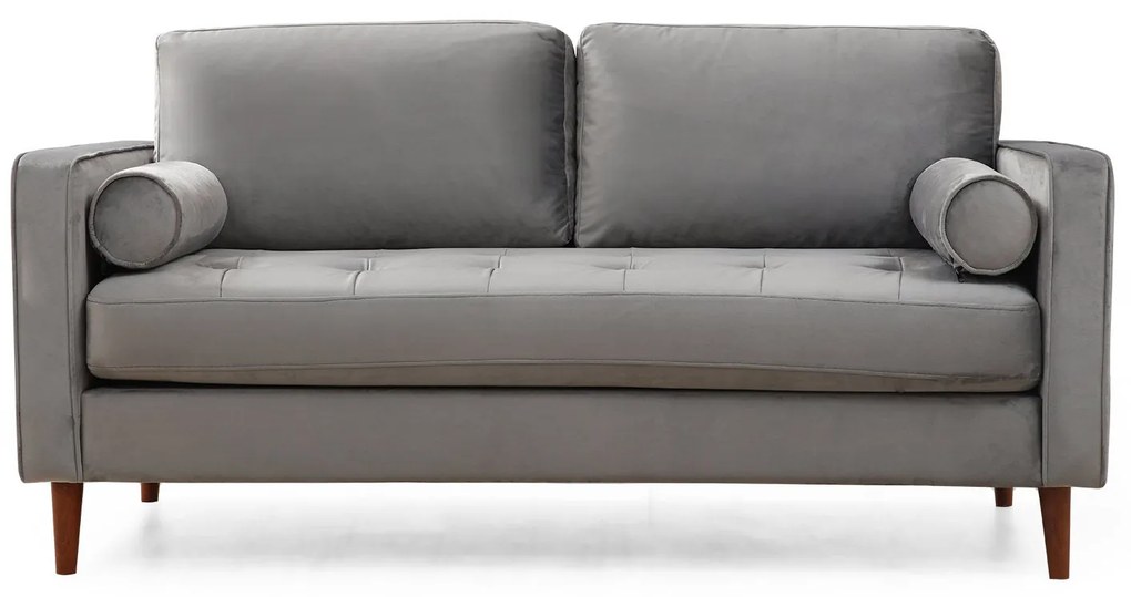 Sofá de 2 Lugares Rome – Cinzento Claro – 175 x 90 x 70 cm