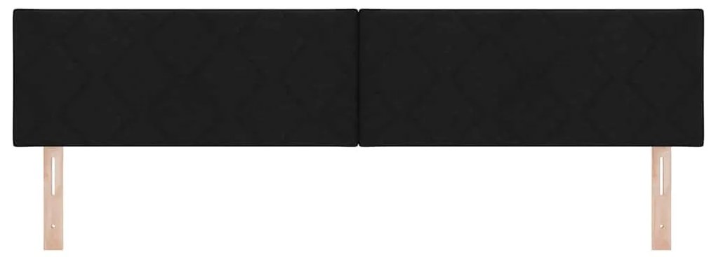 Cabeceira vidaXL Design Blocos de Diamante Preto 200 cm Tecido