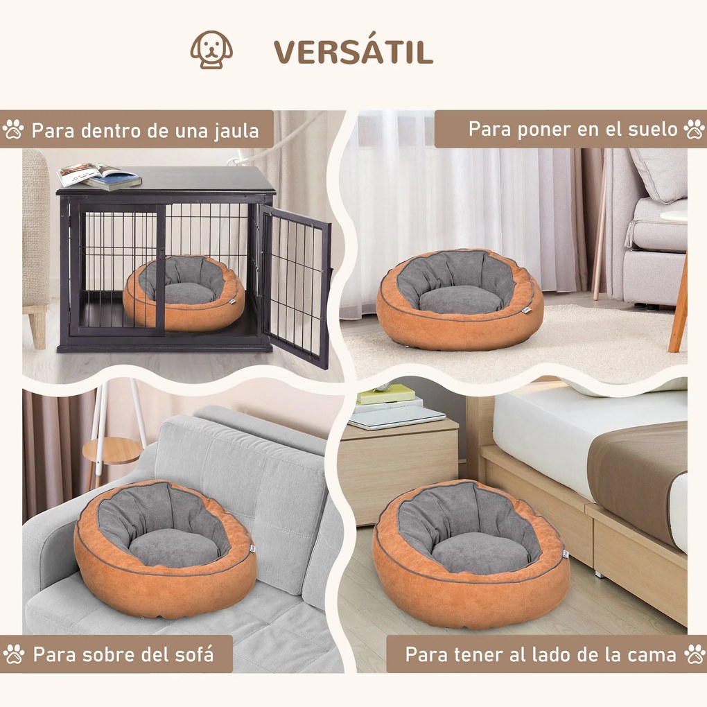 PawHut Cama para Cães e Gatos Pequenos Almofada para Animais de Estima