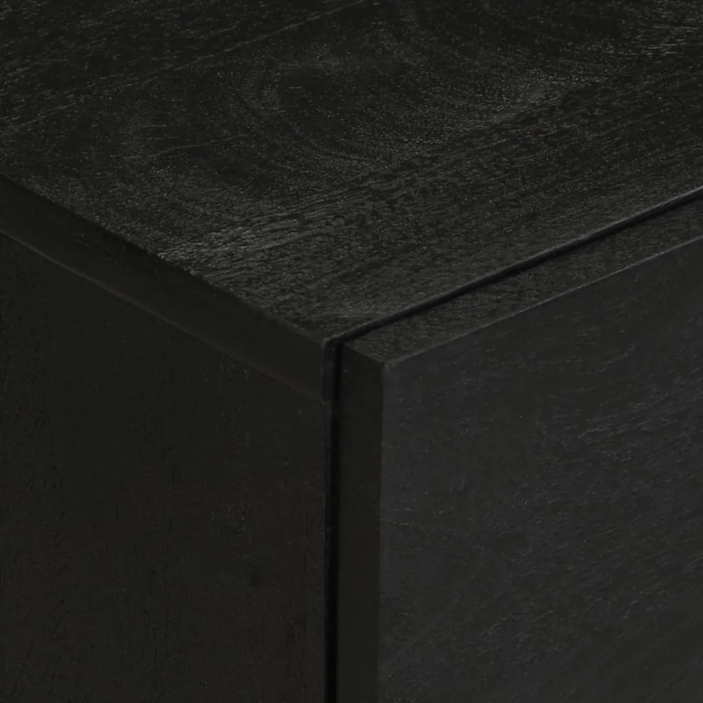 Mesa de cabeceira 50x33x62 cm derivados de madeira preto
