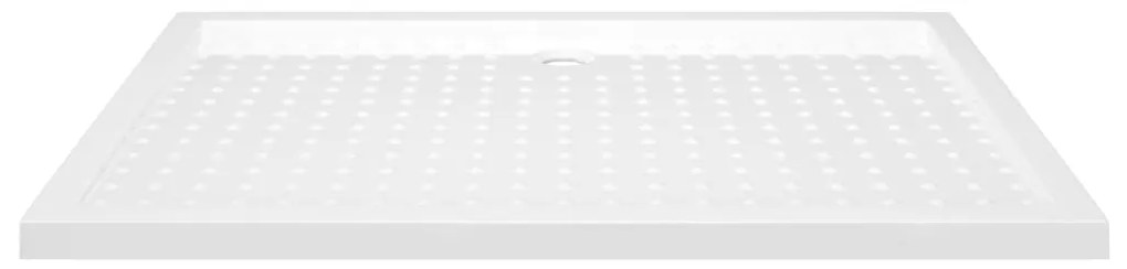 Base de chuveiro com pontos 80x120x4 cm ABS branco