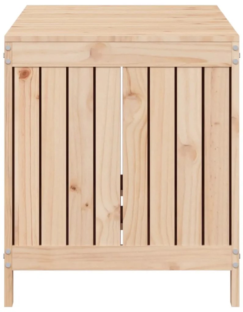 Caixa de arrumação jardim 121x55x64 cm pinho maciço