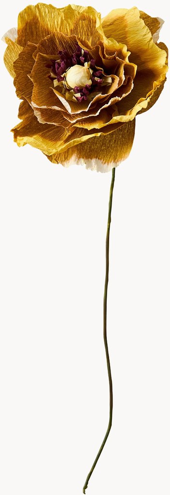 Flor artificial artesanal Ice Poppy
