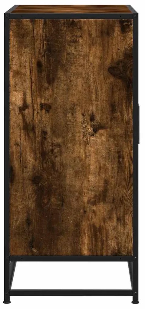 Aparador 68x35x76 cm deriv. de madeira/metal carvalho fumado