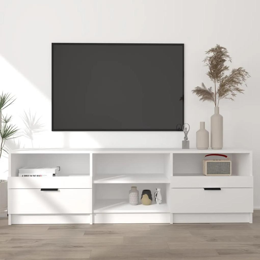 Móvel de TV 150x33,5x45 cm derivados de madeira branco