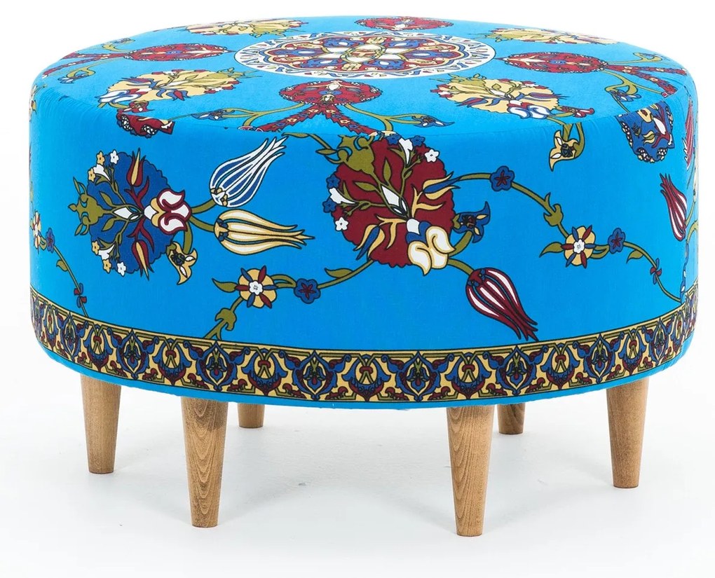 Tuffet Torino – Azul – 65x40x65 cm
