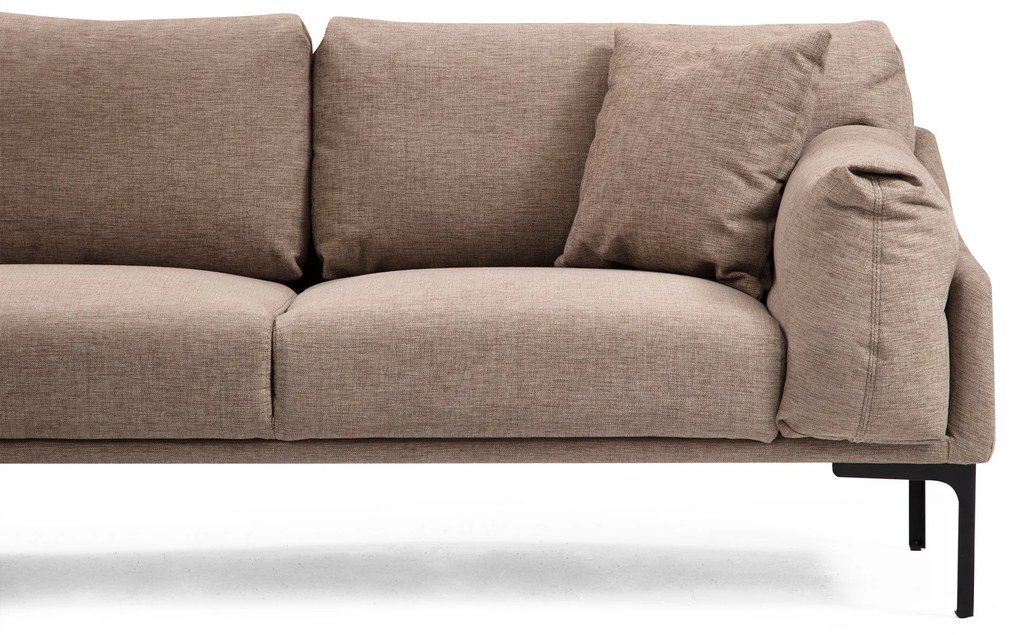 **** Sofá de Canto Leo Corner – Mocha – 255 x 150 cm
**