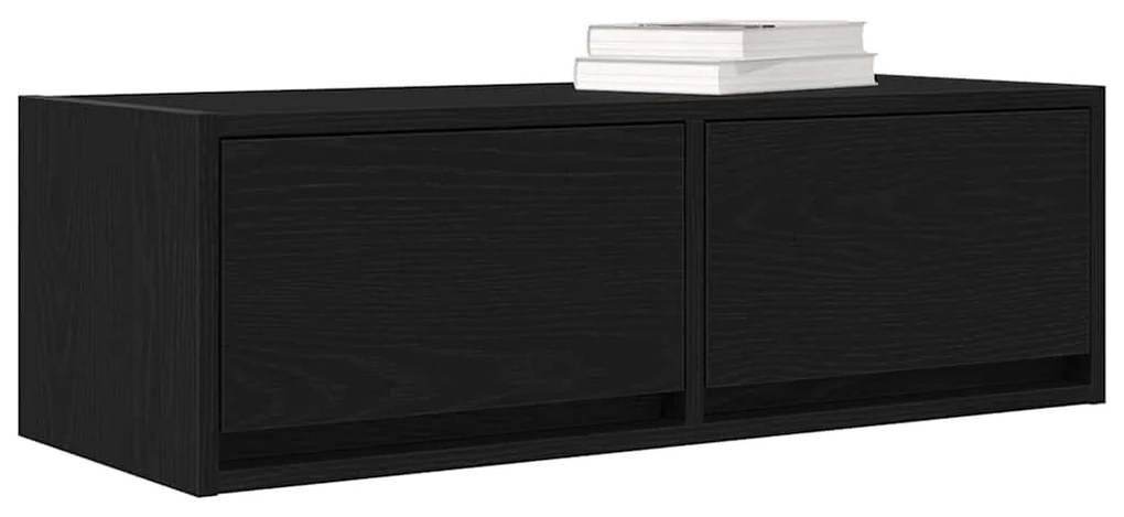 Móveis de TV 2pcs 80x31x25,5cm deriv. madeira carvalho preto