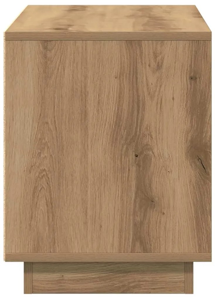 Estante de TV vidaXL Carvalho Artisan 80x35x45 cm Madeira de engenhari