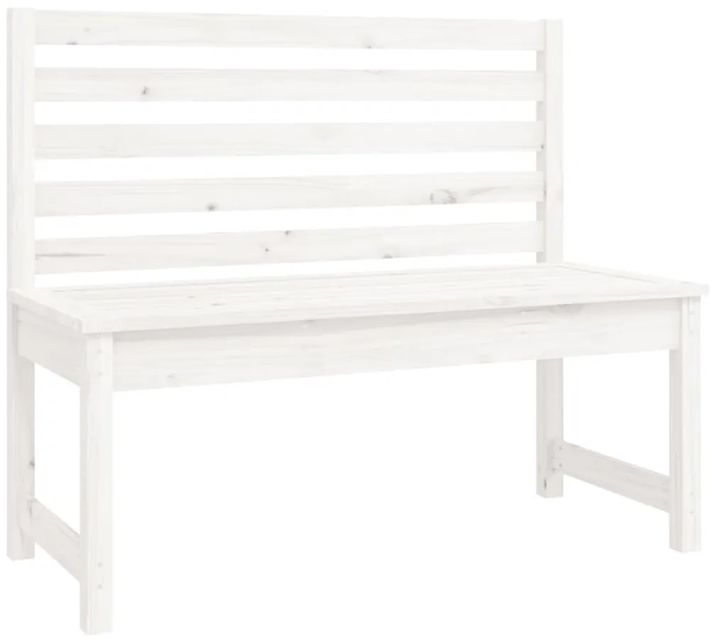 4 pcs conj. de jantar p/ jardim madeira de pinho maciça branco