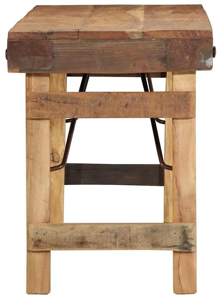 Banco 110x35x46 cm Madeira Recuperada