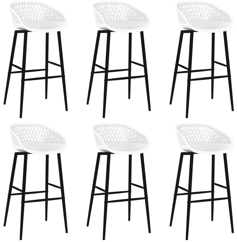 7 pcs conjunto de bar preto e branco