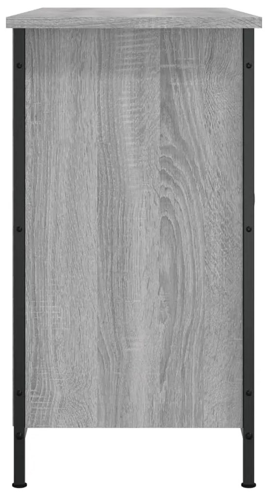 Móvel de TV 100x35x65 cm derivados de madeira cinzento sonoma
