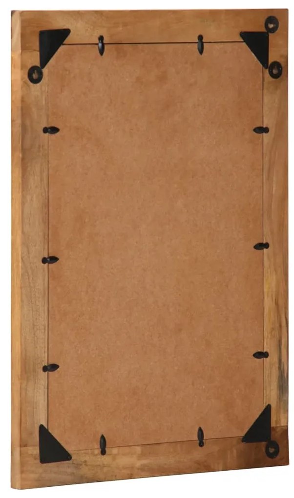 Espelho de casa de banho 50x70x2,5 cm mangueira maciça e vidro