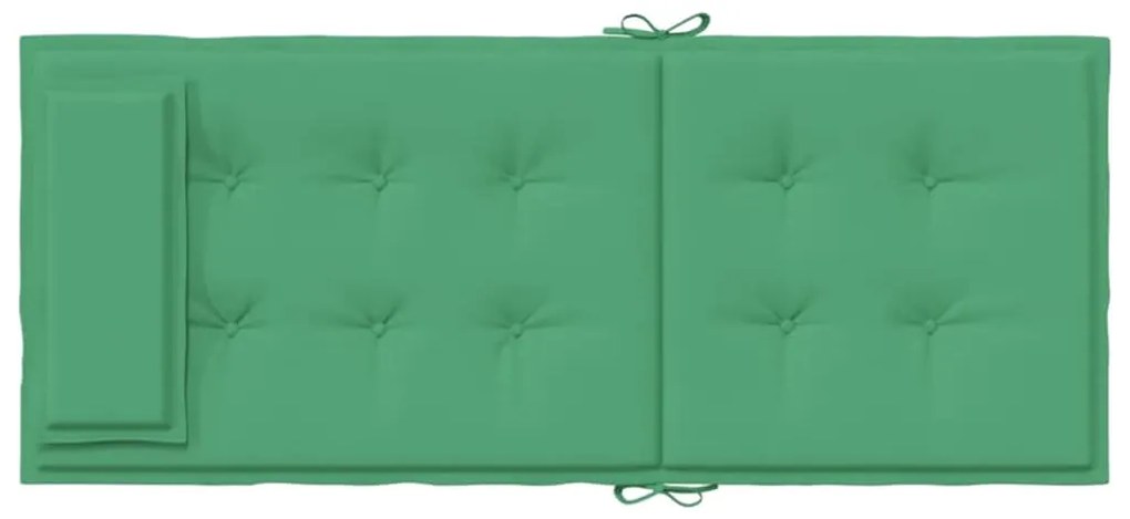 Almofadões p/ cadeira encosto alto 2 pcs tecido oxford verde