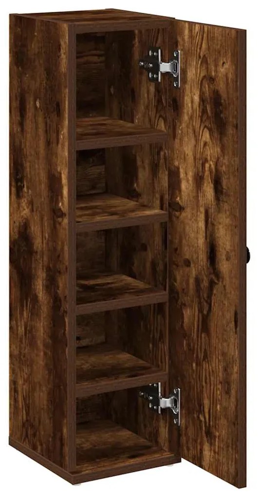 Móvel p/casa banho c/suporte rolos 20,5x22x72cm carvalho fumado