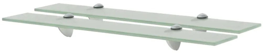 Prateleiras flutuantes 2 pcs vidro 60x10 cm 8 mm