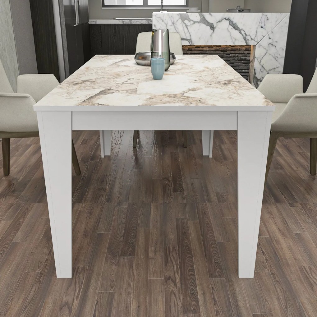 Mesa de Jantar Bud – Branco – 145x75x85 cm