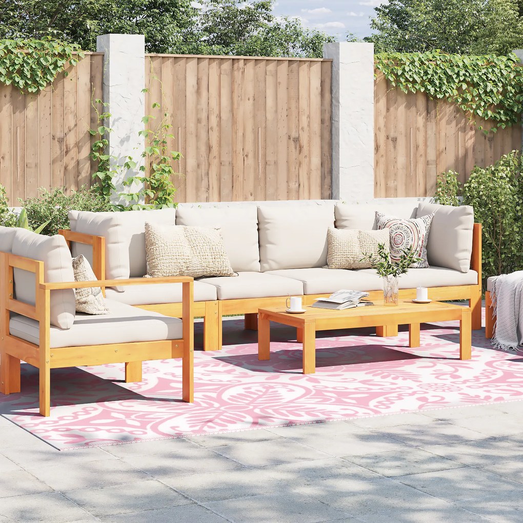 vidaXL Tapete para Exterior 'ARAKIL'Rosa 300x400 cm PP