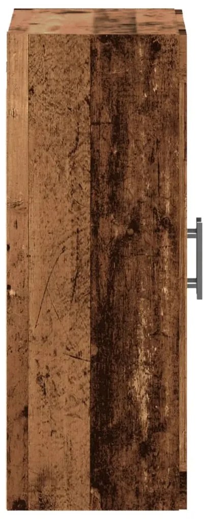 Armário de parede 69,5x34x90 cm derivados madeira madeira velha