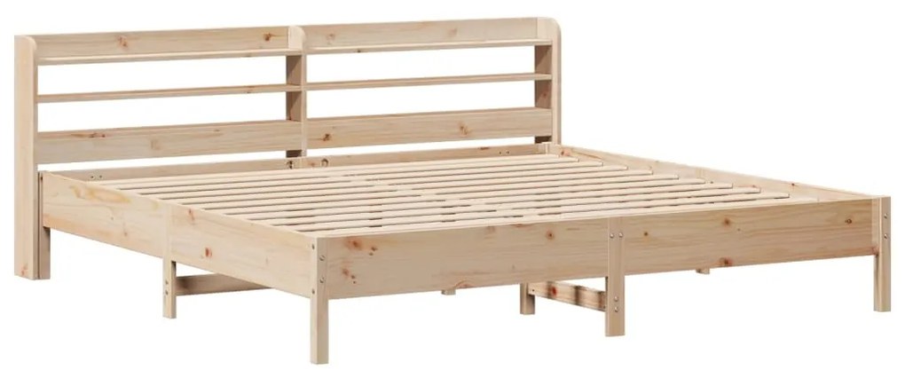 Cama sem colchão 180x200 cm madeira de pinho maciça